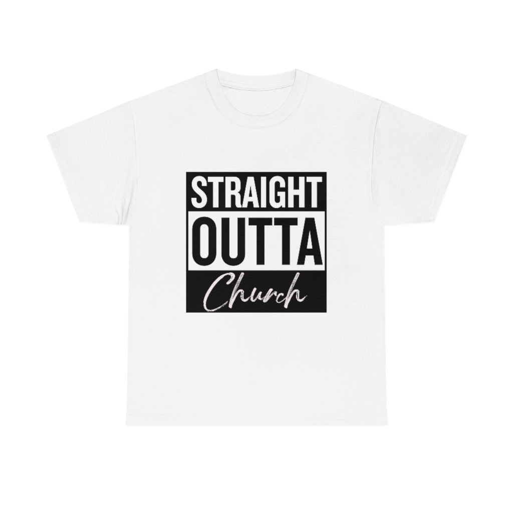 Straight Otta Church, Printed T-Shirt For Man And Woman, Stylish T-Shirt,